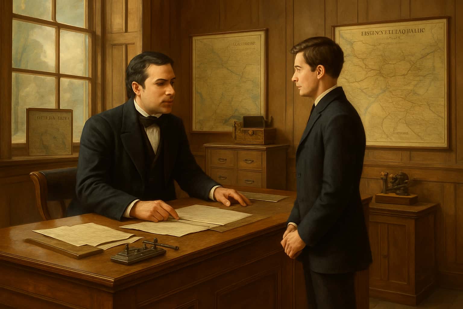 Andrew Carnegie Meets Thomas Scott