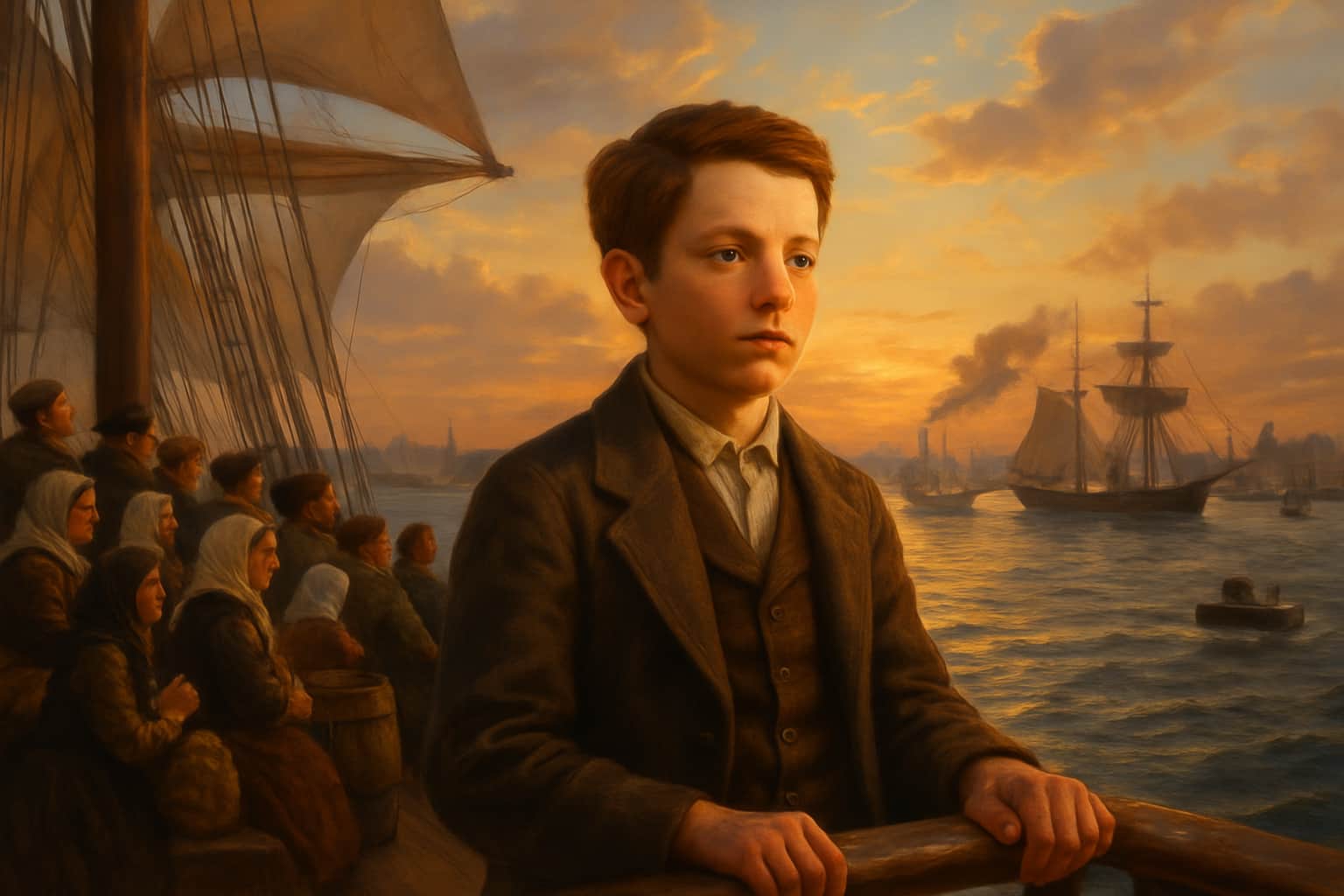 Andrew Carnegie Arrives In America